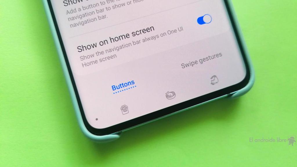 Cómo personalizar la barra de navegación en tu móvil Samsung