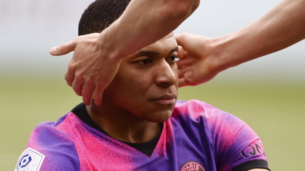 Kylian Mbappé, durante un partido del PSG