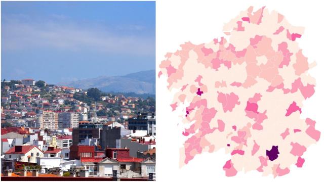 Covid: Los pueblos y ciudades más afectados de Galicia