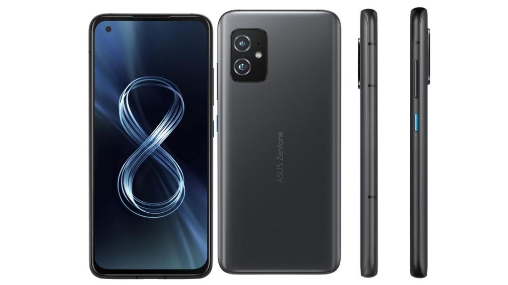 ASUS Zenfone 8 diseño color negro