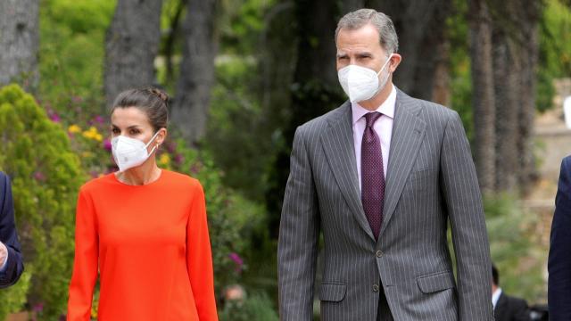 Los reyes Felipe VI y Letizia en Valencia.