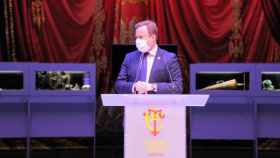 El alcalde de Albacete, Vicente Casañ, este miércoles en la presentación de la reapertura del Teatro Circo