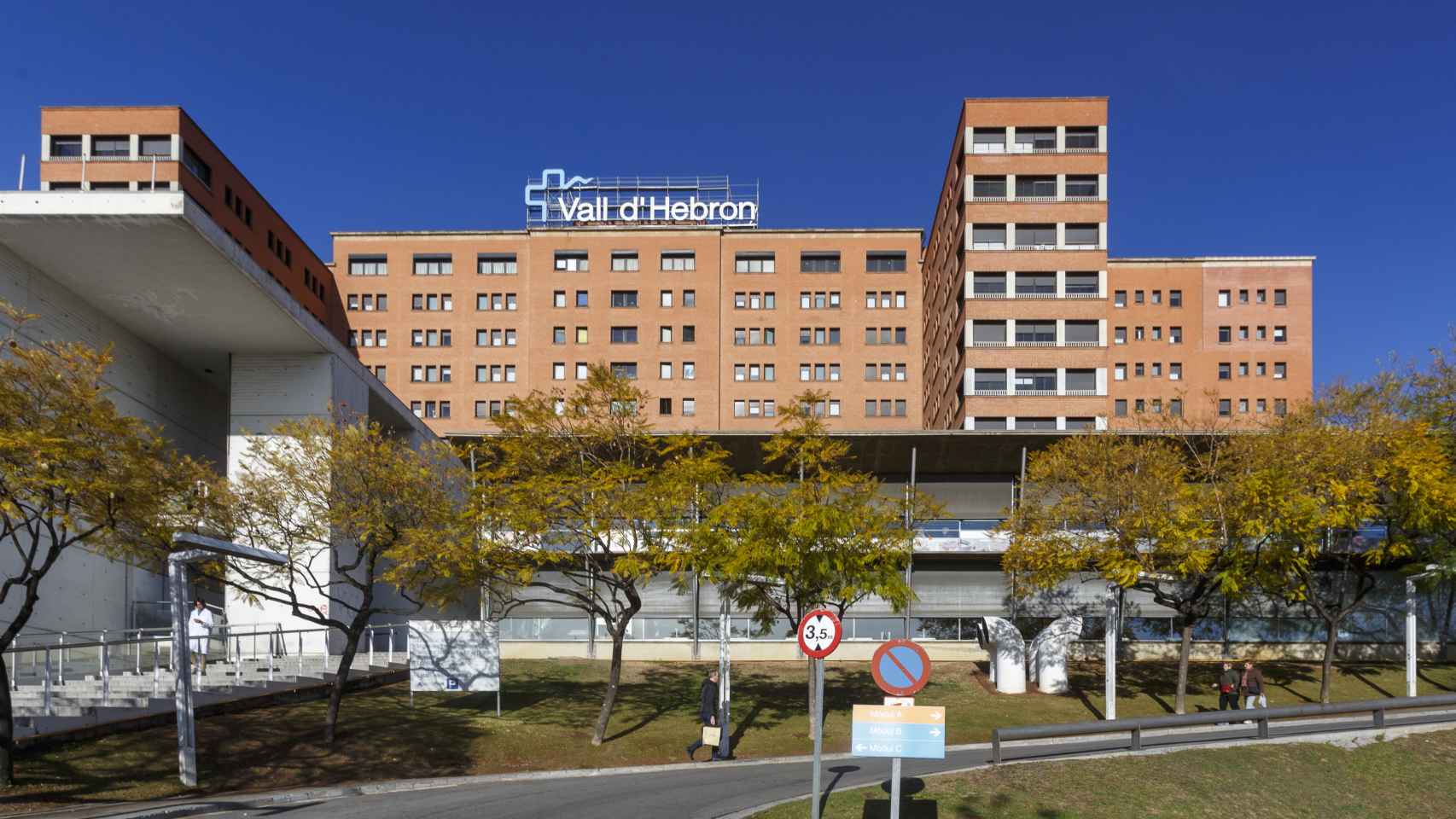 El hospital Vall d'Hebron.