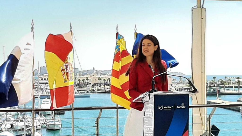 La consellera Carolina Pascual, este jueves en Alicante.