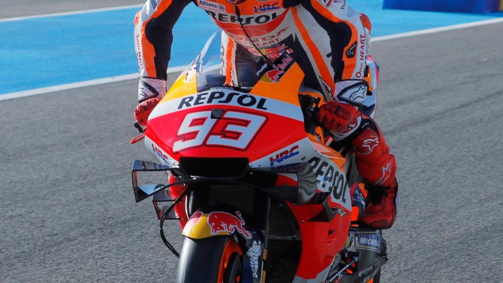 Marc Márquez, en el Gran Premio de España de 2021