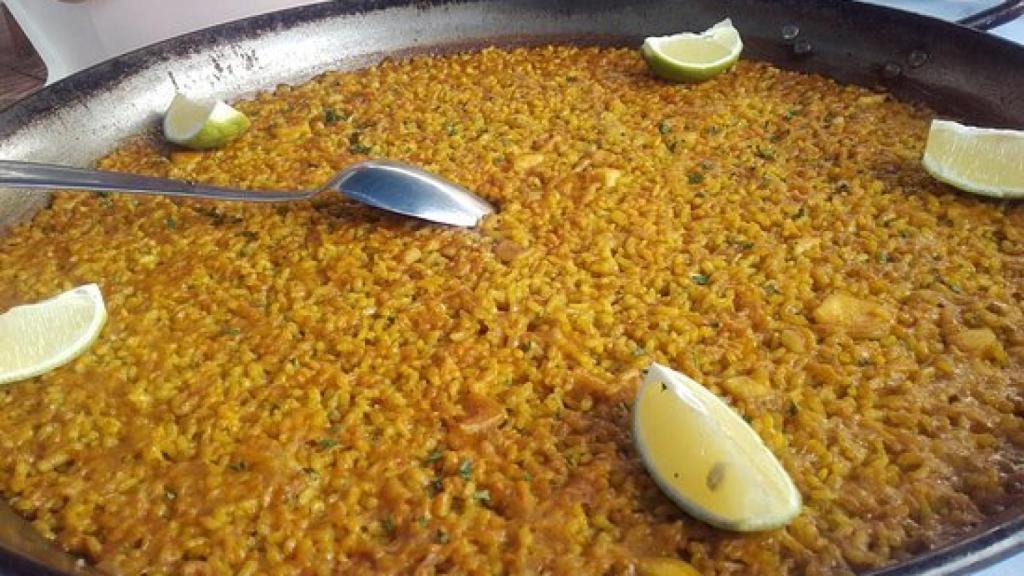 Arroz a banda, típico de Dénia.