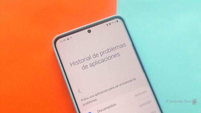 Cómo ver el historial de problemas de aplicaciones en One UI de Samsung