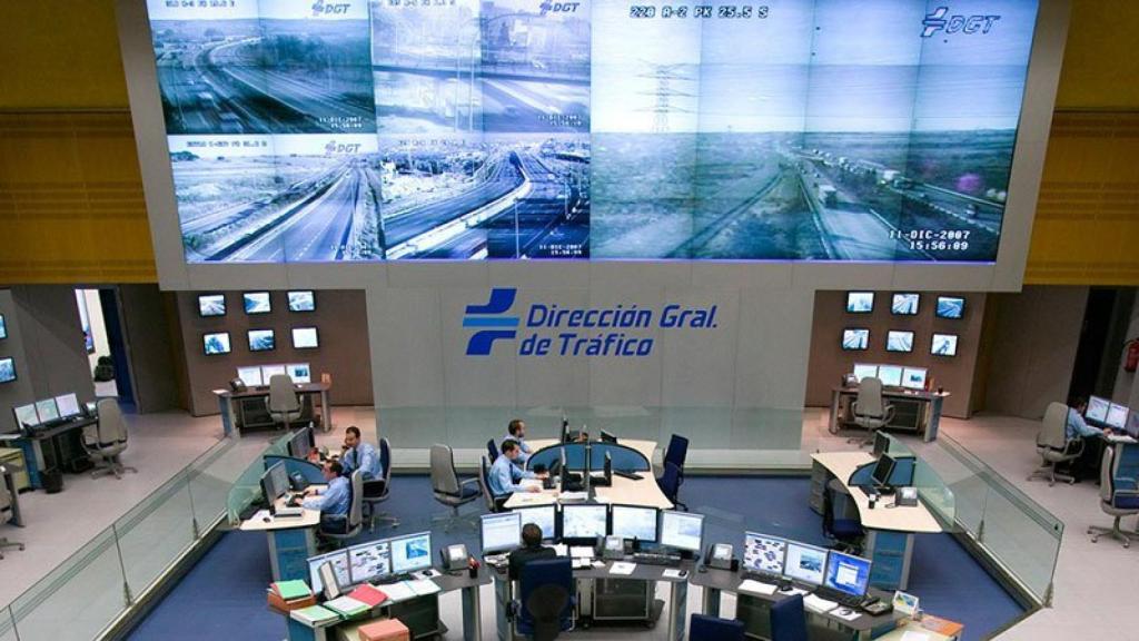 Centro de control de la Dirección General de Tráfico (DGT)