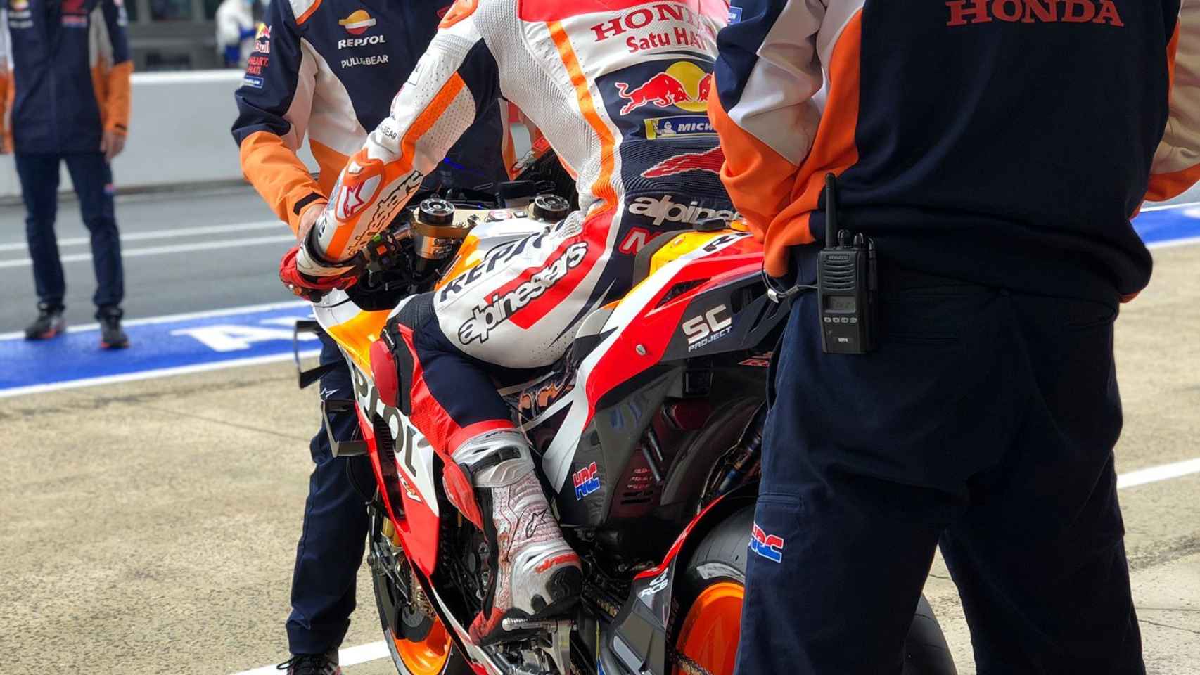 Marc Márquez en el Gran Premio de Francia de MotoGP