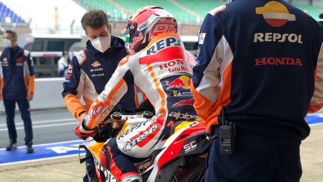 Marc Márquez en el Gran Premio de Francia de MotoGP