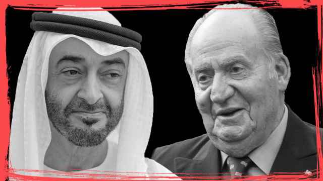 Mohammed bin Zayed Al-Nahyan y Juan Carlos I.