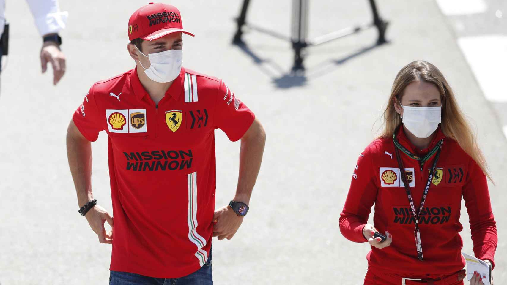 Charles Leclerc en el Gran Premio de España de Fórmula 1