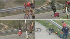 Matej Mohoric y la terrible caída que ha sufrido en el Giro de Italia