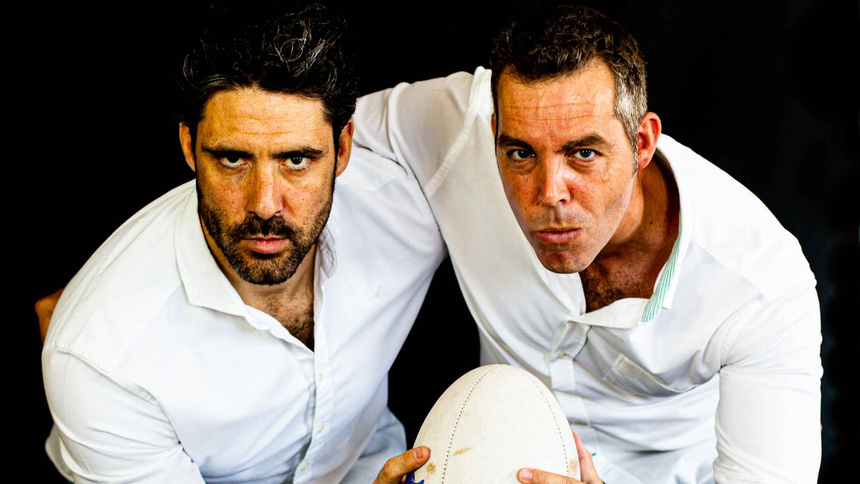 Jaime Nava y Juan Tinoco, autores de 'TEAM! Lecciones y valores del rugby para la vida'
