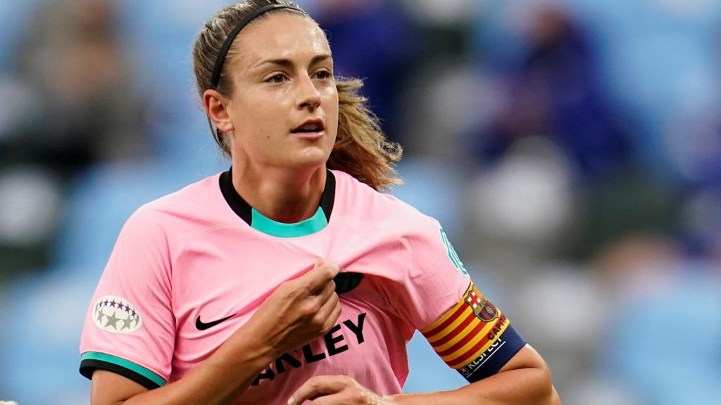 Celebración de Alexia Putellas de su gol en la final de la Women's Champions League