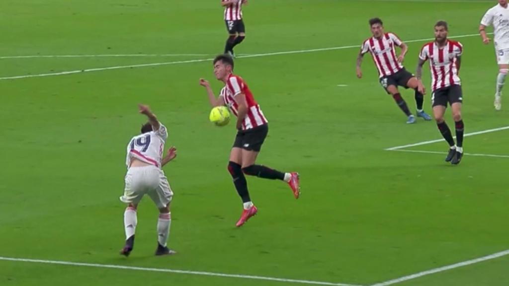 Penalti del Athletic Club no pitado