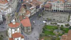 Vista aérea de Pontevedra.