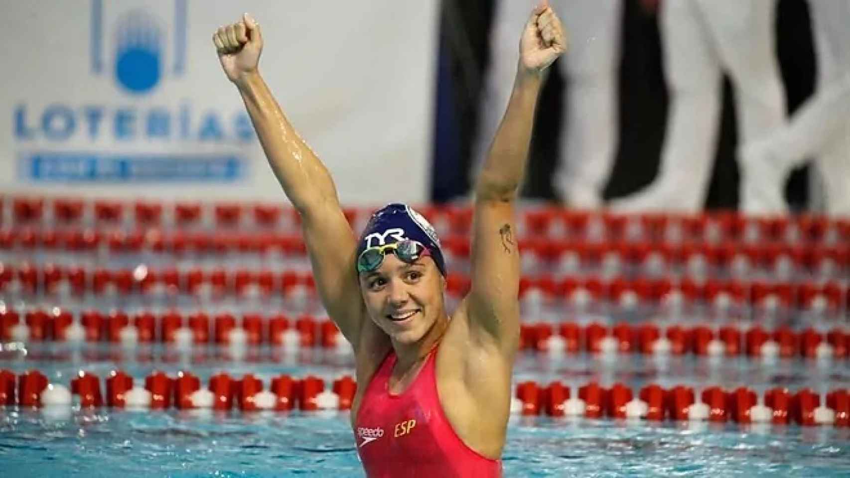 Catalina Corró, durante los campeonatos de España de 2021