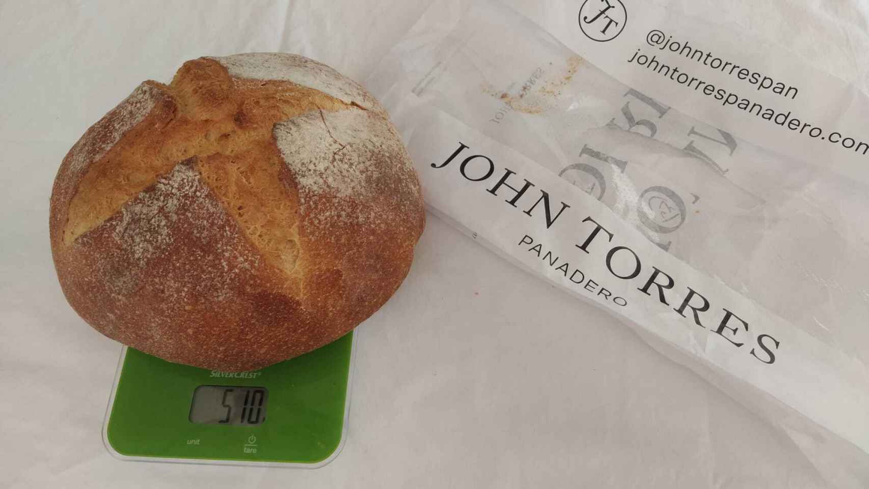 La hogaza de trigo de John Torres Panadero.