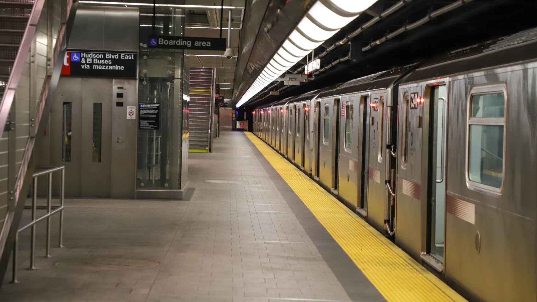 Imagen de recurso del metro de Nueva York.