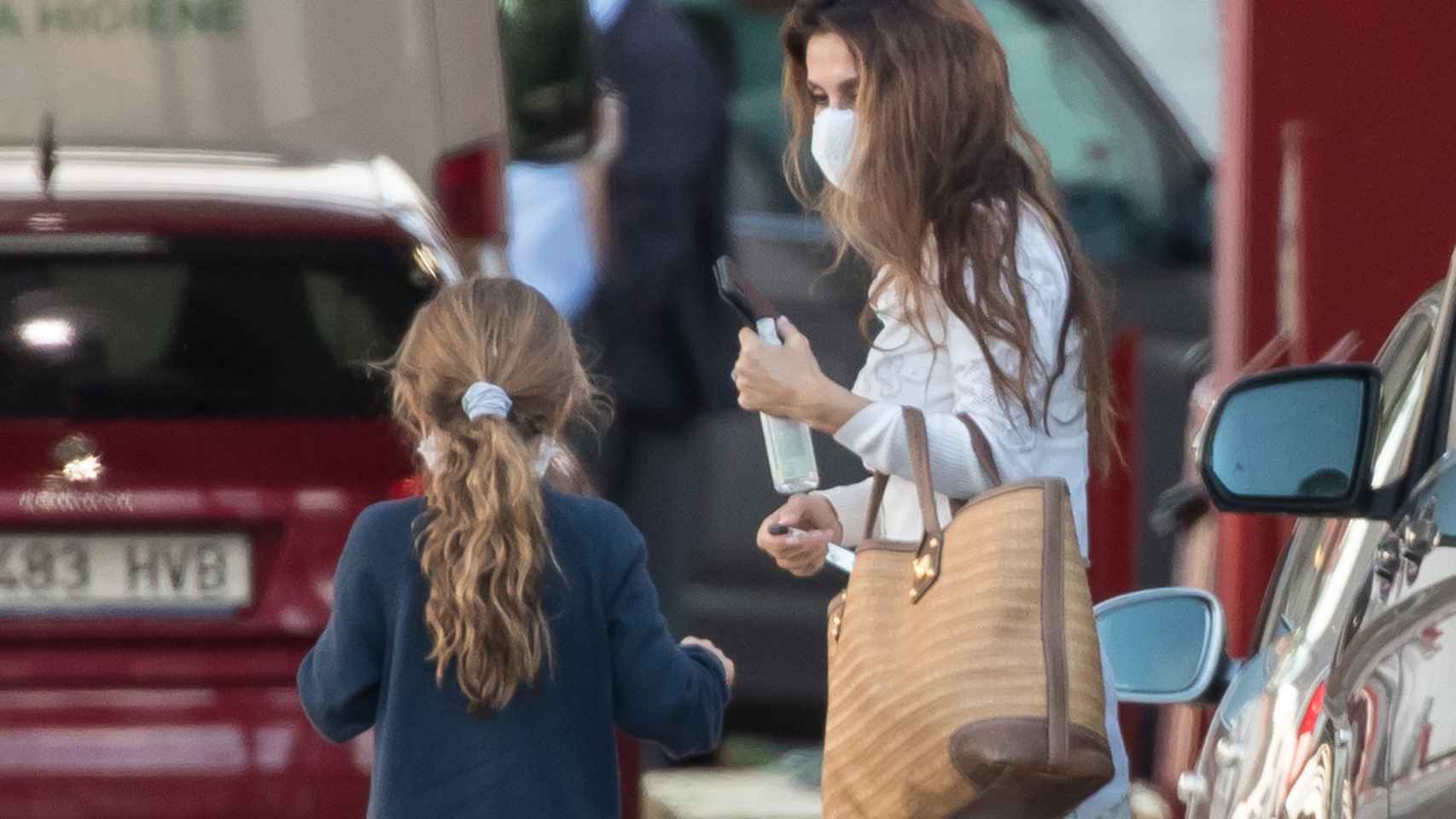 Paloma Cuevas junto a su hija Bianca este pasado fin de semana.