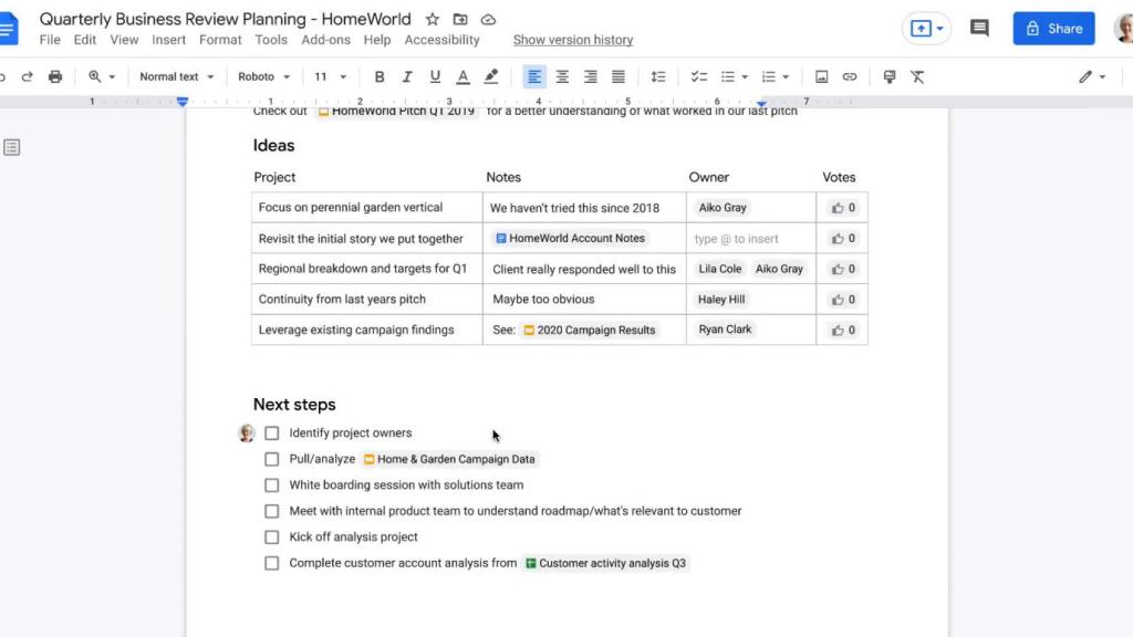 Documentos de Google