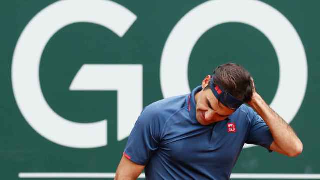 Roger Federer, en el ATP 250 de Ginebra
