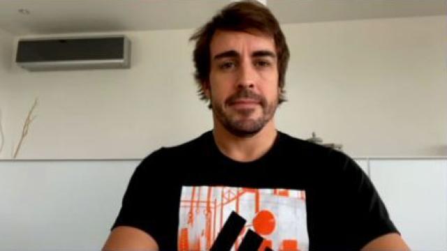 Fernando Alonso, durante la Semana Blanca de la Escuela Universitaria Real Madrid Universidad Europea