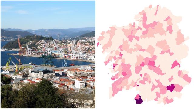 Covid: Los municipios más afectados de Galicia en contagios e incidencia