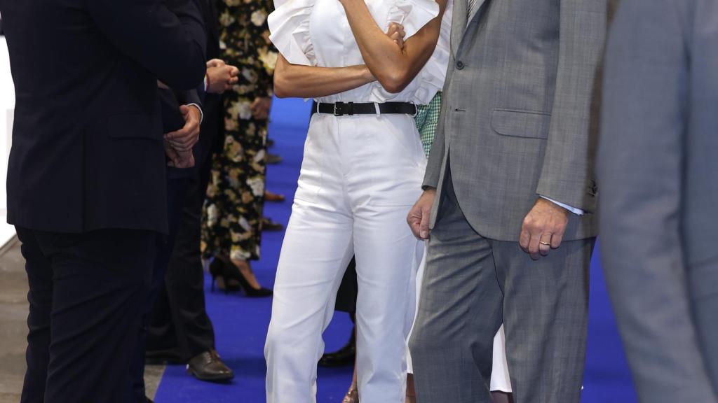 El rey Felipe VI y la reina Letizia, durante un acto protocolario celebrado en 2020.