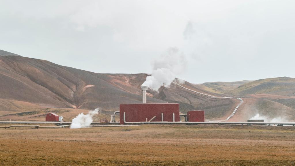 Planta geotérmica en Islandia