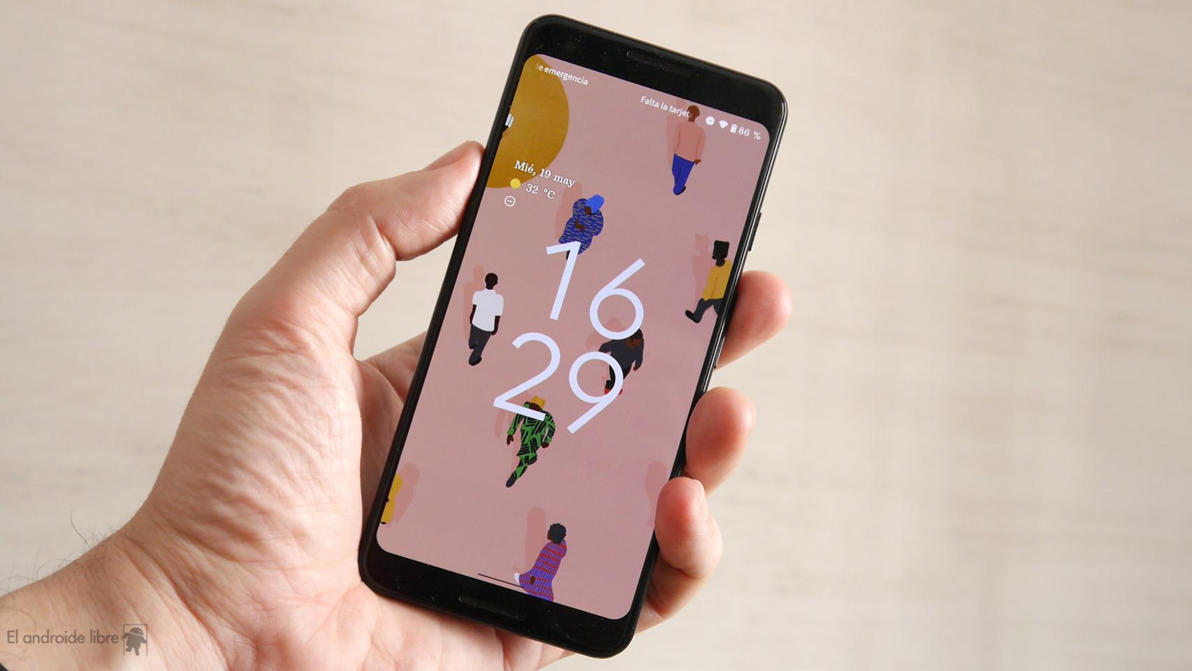 Android 12 en el Pixel 5