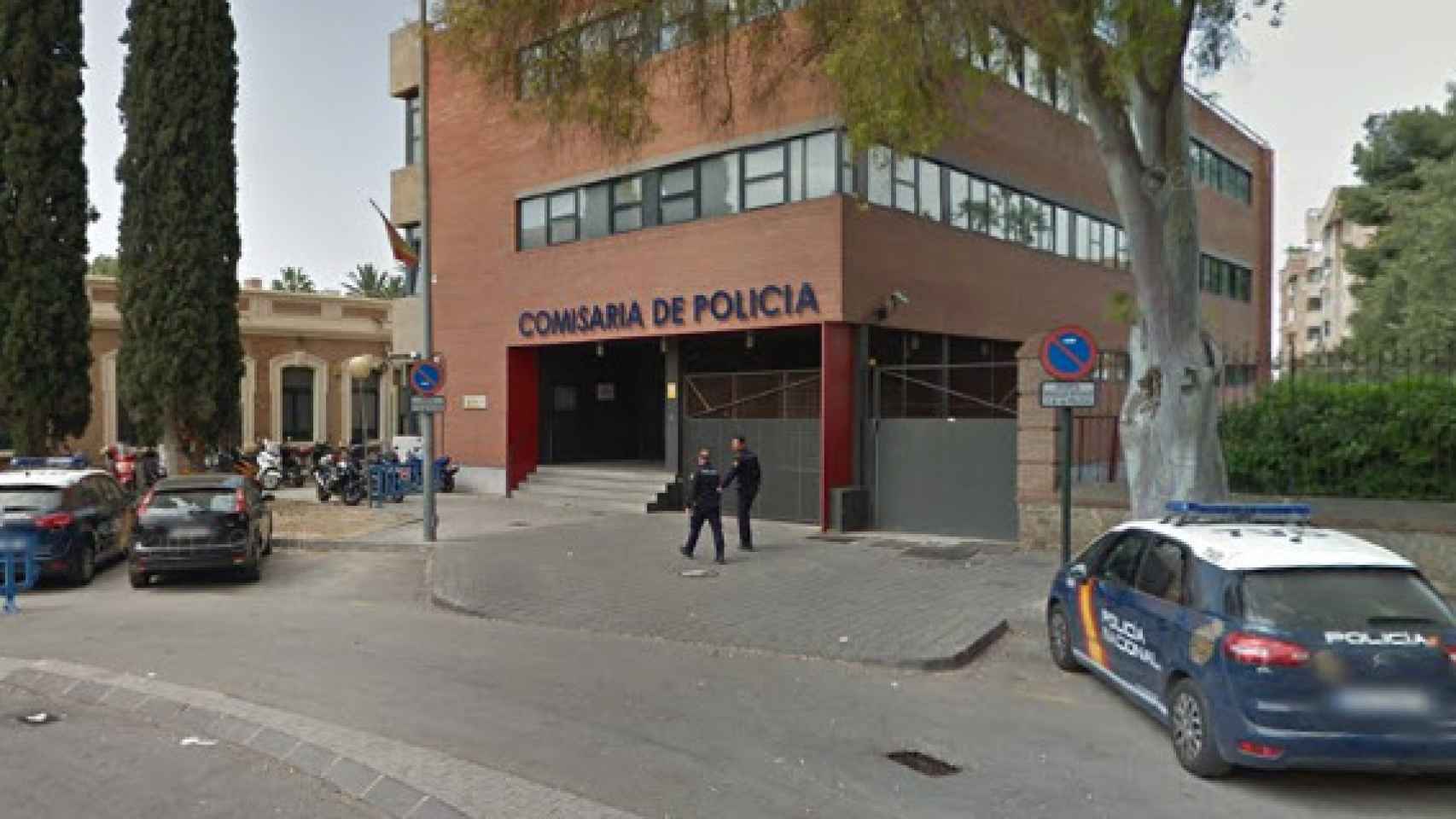 Comisaría del Barrio del Carmen donde se interpuso la denuncia por violanción.