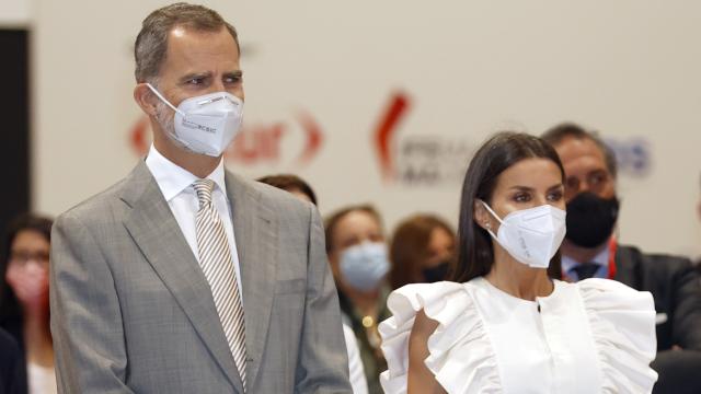 Felipe VI y Letizia en la inauguración de Fitur.