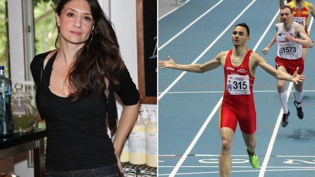 La actriz María Botto y el exatleta Roberto Sotomayor.