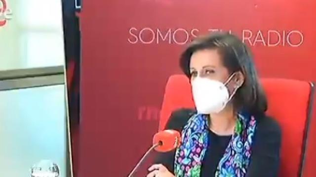 La ministra de Defensa, Margarita Robles, este jueves en RNE.