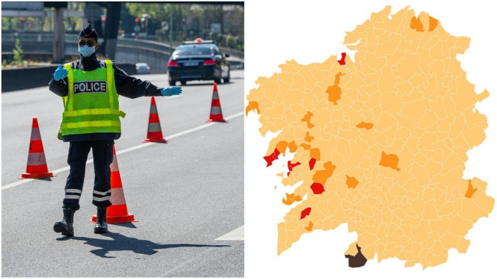 Este es el mapa de Galicia de movilidad, hostelería y restricciones que está en vigor