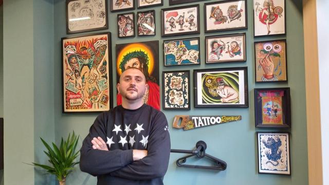 Marko González, de Front Line Tattoo.