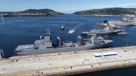 Buque AOR realizado en Navantia Ferrol para Australia.