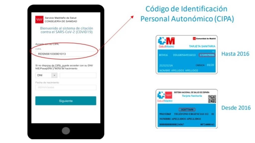 Cómo coger cita para vacunarse en Madrid