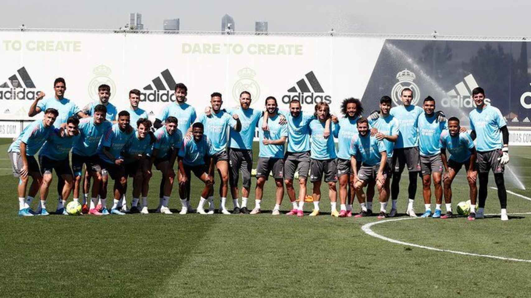 La foto de familia del Real Madrid