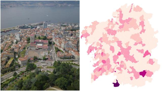 Covid: Los pueblos y ciudades más afectados de Galicia