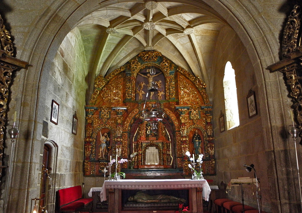Iglesia de San Xinés de Padriñán, Sanxenxo. Foto: Wikipedia