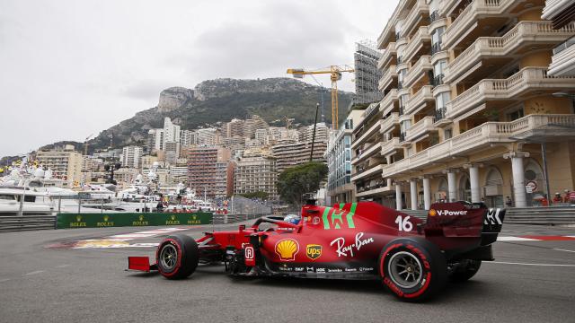 Charles Leclerc, en Mónaco