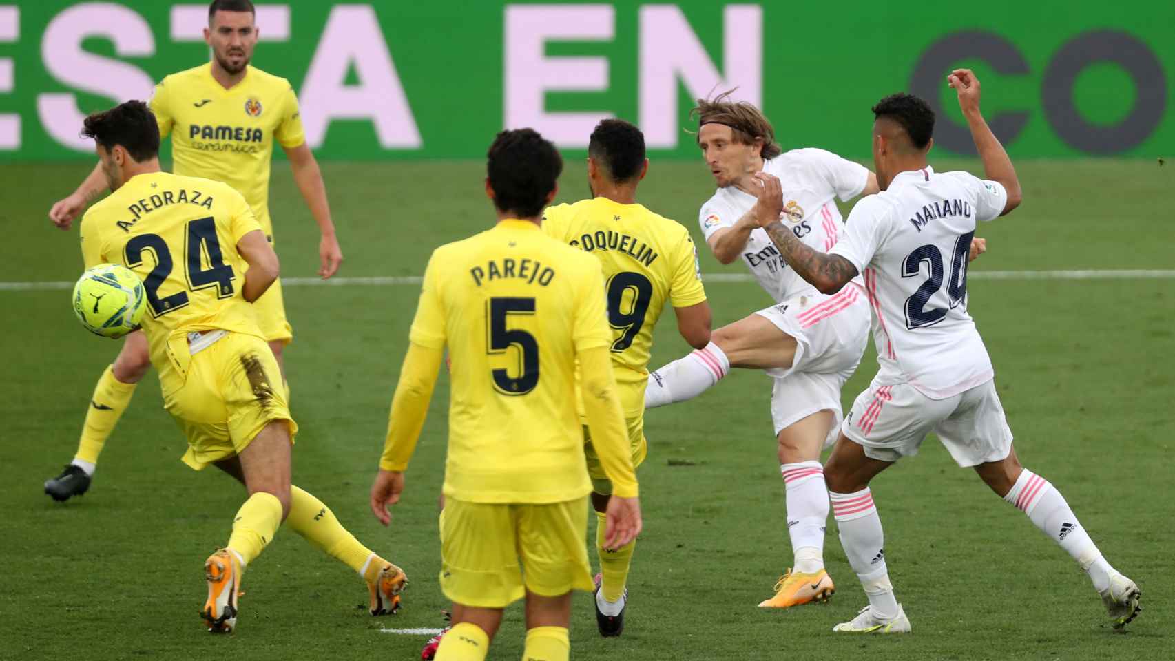 Gol de Luka Modric para ganar al Villarreal por 2-1