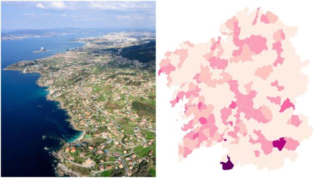 Covid: Los municipios de Galicia más afectados en contagios e incidencia