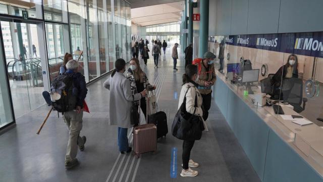 Nueva estación de autobuses de Santiago.