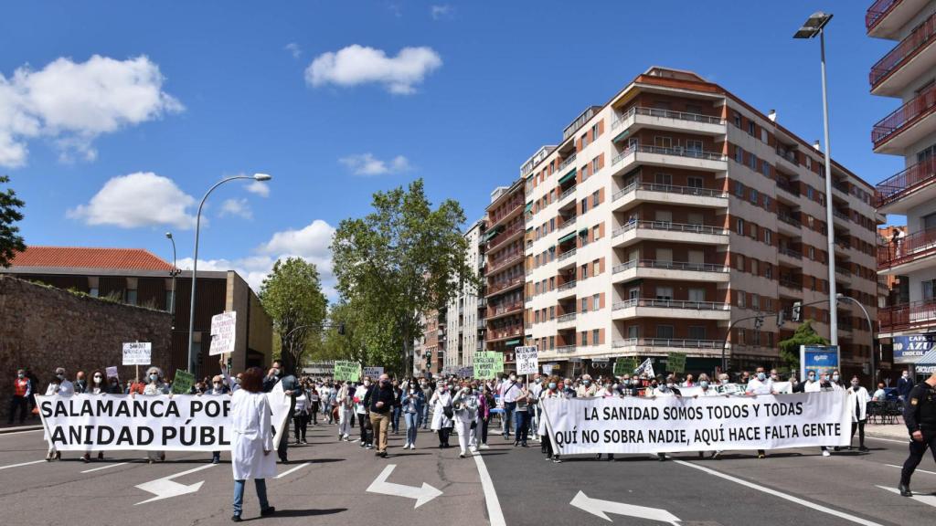 Última 'marea blanca' de Salamanca en mayo 2021