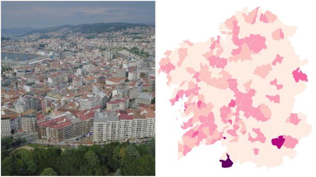 Covid: Los pueblos y ciudades más afectados de Galicia