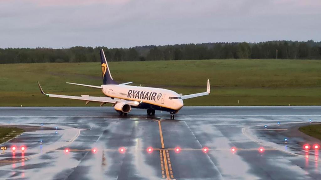 Un avión de Ryanair.